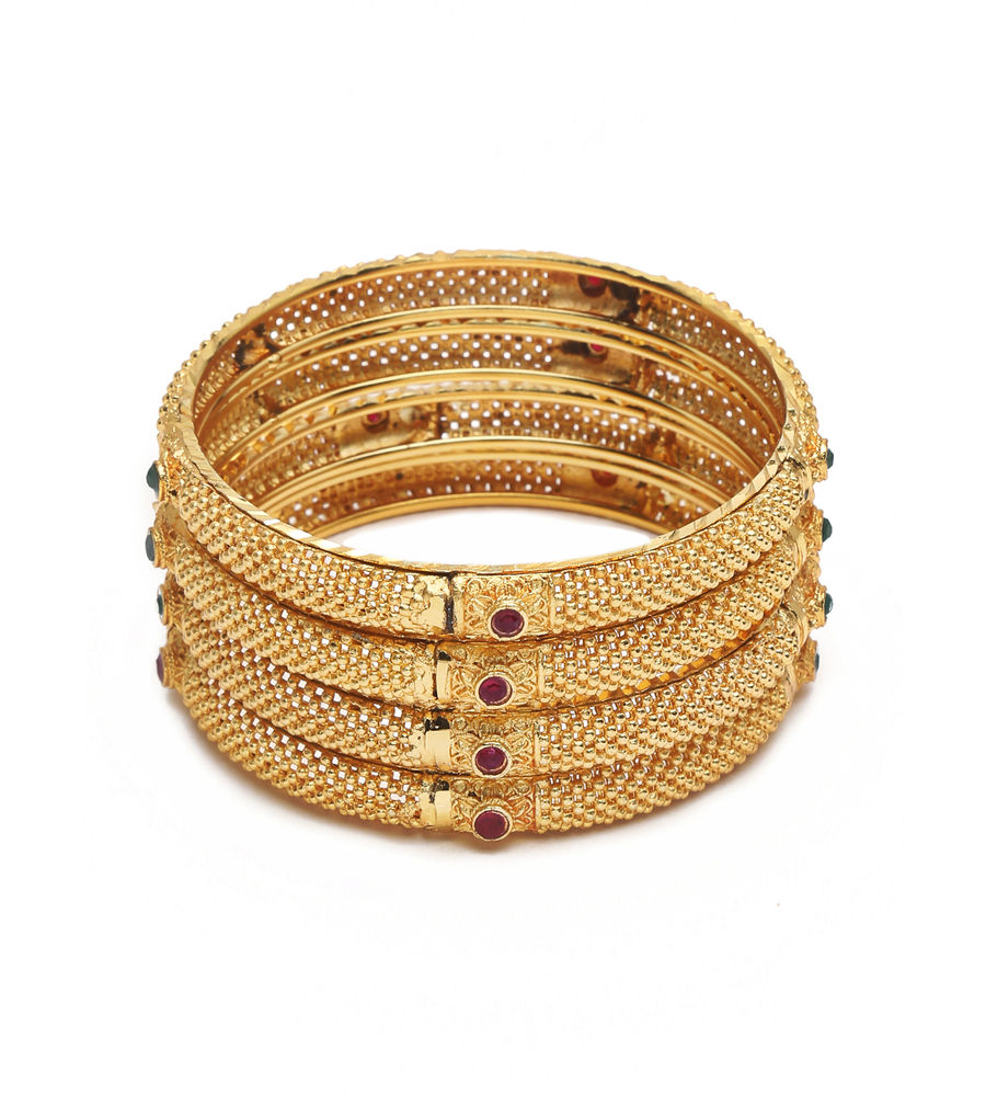 YouBella Jewellery Stylish Gold Plated Bangles for Girls and Women